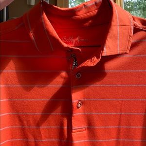 Bobby Jones Men’s M Orange Polo Golf